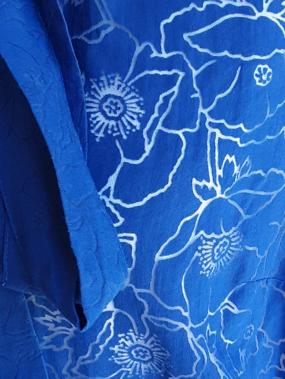 Ted Baker Timmia Blue Floral Tie-Neck Asymetrical Tiered Dress NWT - Picture 4 of 11